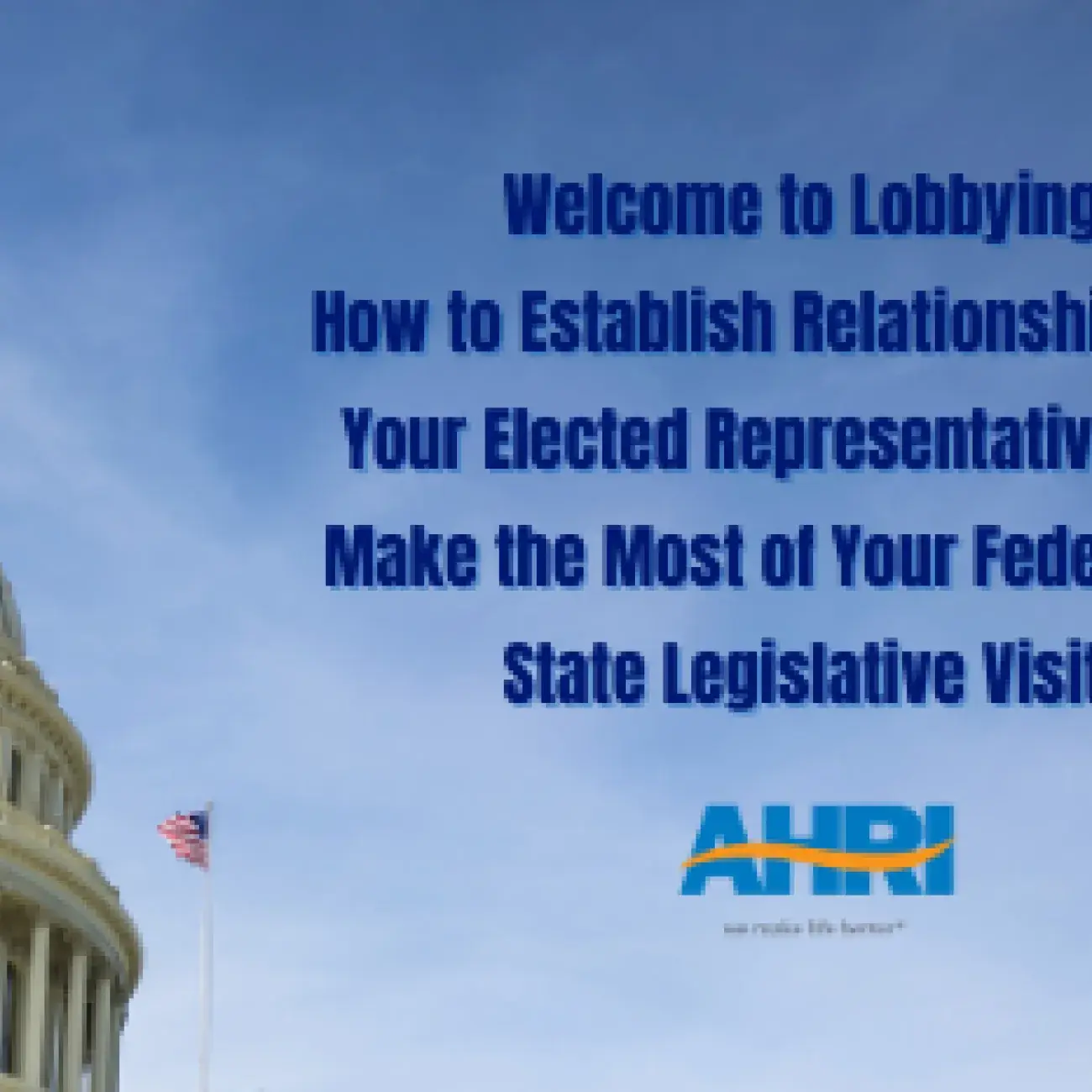 Advocacy Webinar Landing Page